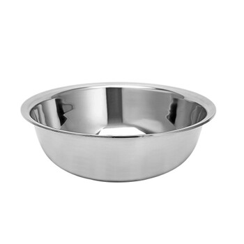 不锈钢盆圆形大号家用洗脸小号厨房洗菜淘米和面打蛋汤多用铁盆子 40