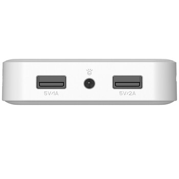
                                        羽博（ Yoobao）S9大容量充电宝20000毫安移动电源 双输出带LED灯白色 苹果/小米/安卓手机通用                