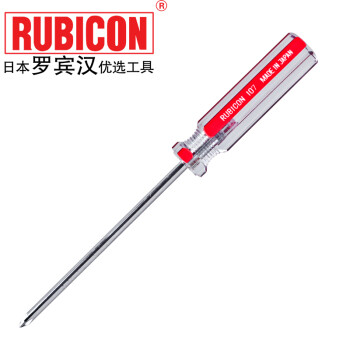 RUBICON罗宾汉No.107强磁力彩条螺丝批PH2X125mm螺丝刀 十字起子 改锥