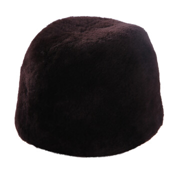 盛锡福高档手工制作技艺冬款男女通用羊剪绒土耳其帽子 咖啡色 61cm