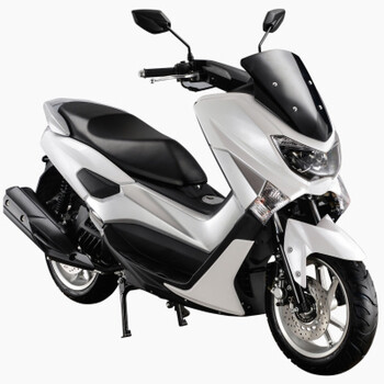 新款黑色猛士nmax150大型踏板助力摩托车金浪省油旅行女装车 白色