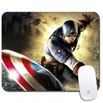美国队长盾牌鼠标垫 办公游戏超厚电影周边鼠标垫 1