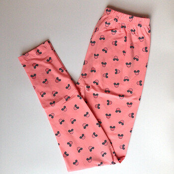 2018秋季新款女士纯棉莱卡秋裤 女线裤可爱卡通印花衬裤打底裤单件秋