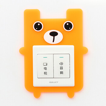 学生宿舍卧室开关装饰贴创意卡通夜光开关贴墙贴开关保护套卡通墙贴
