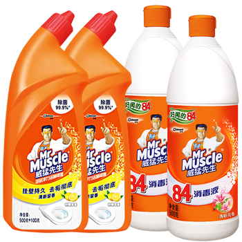威猛先生(mr muscle) 威猛先生洁厕液洁厕灵卫生间马桶清洁清洗剂除菌