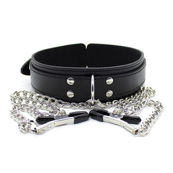 魅至诱 铃铛乳夹乳房夹胸夹 sm另类夫妻用品 颈圈脖套乳夹红色