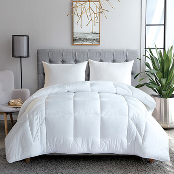 多喜爱（Dohia）被子 磨毛印花七孔春秋被 保暖被芯 格温德 1.5米床 203*229cm