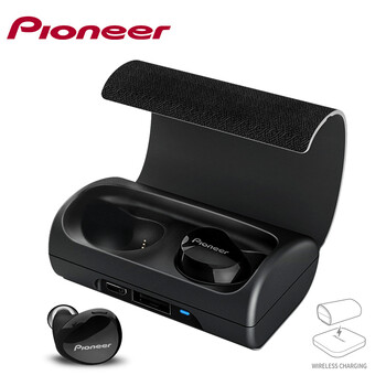 先锋（Pioneer）SEC-E221BT 无线充电版 真无线隐形入耳式运动双耳蓝牙耳机 黑
