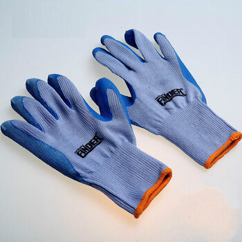 瑞颖绝缘手套220v五金低压劳保工作干活安全加厚舒适电工防电 蓝手套