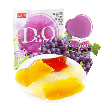 盛香珍中国台湾进口蒟蒻果冻进口果汁果冻布丁265g 袋休闲零食儿童果冻葡萄味 图片价格品牌报价 京东