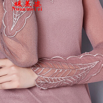 
                                        暖美姿雪纺衫女2018早秋季女装新款条纹上衣ol衬衫长袖chic雪纺衫女衬衣81263 A粉条 L105到115斤                