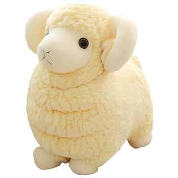 羊生肖毛绒玩具嘟嘟羊公仔绵羊玩偶睡觉抱枕布娃娃儿童玩具送女孩生日