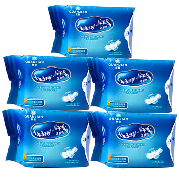 权健(quanjian) 权健负离子柔肤薄型卫生巾 姨妈巾 护垫 正品 日用5包