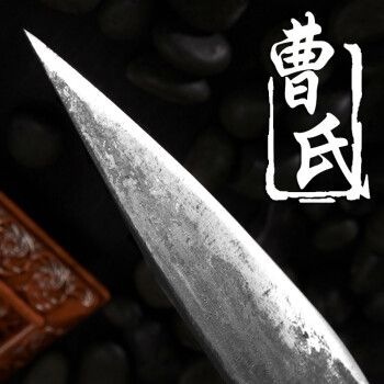 曹家刀 锻打传统夹钢工艺剔骨尖刀分割刀 杀猪宰羊剥皮刀