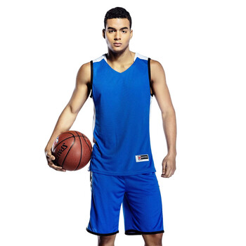 篮球服套装男训练篮球衣运动比赛篮球服球衣球服 02-806篮球服蓝色