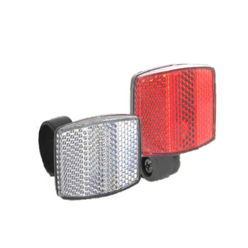 思达梦尔自行车反光板警示片 前后反光板一对