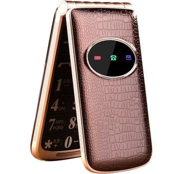 海尔 (Haier) 310 移动/联通2G 翻盖老人手机 双卡双待 咖啡色