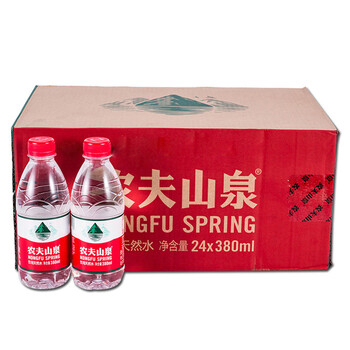 【新品特惠】农夫山泉矿泉水小瓶380ml*24瓶4箱起包邮饮用水天然水