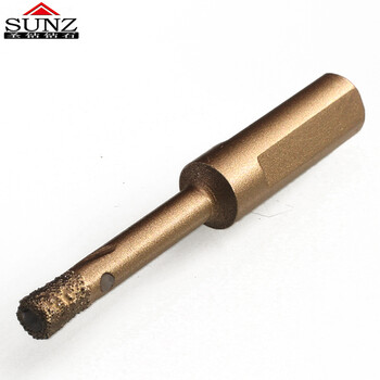 金刚石钻头 开孔器 瓷砖钻头6mm玻化砖干打瓷砖钻头套装 6mm干打钻头