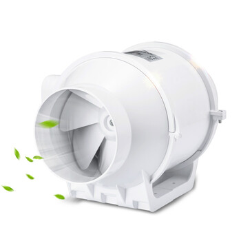 管道风机100s家用换气扇卧室静音强力圆形卫生间抽风机4寸