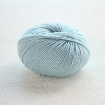 羊毛线 6股中细钩针编织宝宝毛衣围巾毛线 #12 薄荷绿