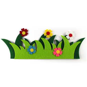 居梦坞 新年春节元旦过年开学装饰学校校园幼儿园环境布置草丛护栏