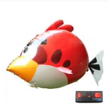 网红抖音遥控空中飞鱼室内飞艇鲨鱼漂浮气球氮氦充气玩具飘空摆动