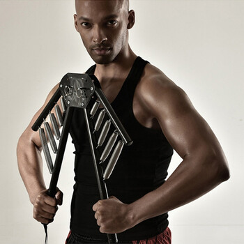 器20kg可调节棒60100拉力扩胸健身器材弹簧臂力公斤