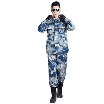 hoscene 07式空军城市迷彩服套装冬季男军迷服饰户外空降兵工作服套装