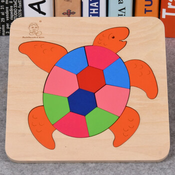 智力记忆拼图加厚【乌龟】