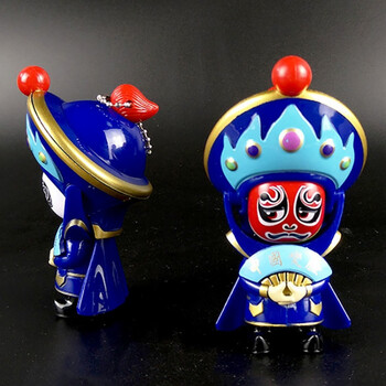 儿童玩具川剧变脸娃娃玩偶脸谱工艺品摆件中国风创意一秒变脸庙会