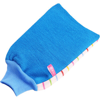 搓澡巾洗澡巾鸳鸯浴双面强力搓泥手套搓澡 轻柔蓝
