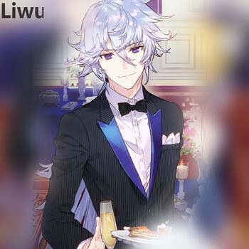 fate/fgo命运冠位指定梅林cos服礼装西装cosply服装男 假发尾款 发网