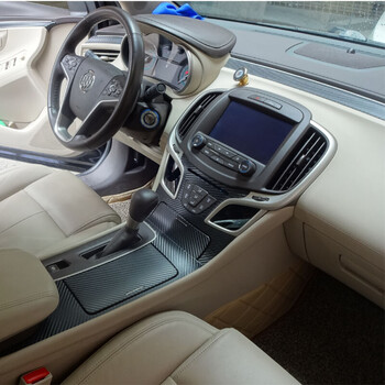 13-15老款别克君越内饰贴 改装专用贴膜中控排挡改色装饰碳纤维贴纸