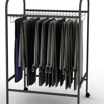 裤子收纳多层裤架子裤夹子裤子衣架家用衣柜收纳裤挂架挂丝巾 h-55 20