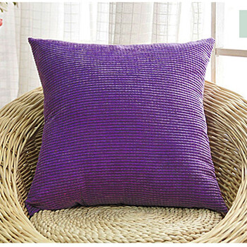 汽车装饰 头枕腰靠 冰焰 沙发抱枕套不含芯家用正方形纯色抱枕靠垫