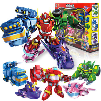 开心超人联盟开心超人正义机车侠开心宝贝小心超人联盟儿童合体变形