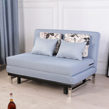 创意懒人沙发可折叠拆洗榻榻米单人双人沙发椅卧室舒服布艺沙发床807