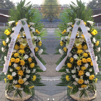 绿韵花田 菊花花篮花圈哀悼丧事白事祭奠清明节重阳节鲜花速递全国