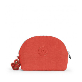 kipling凯普林迷你钱包 女拉链零钱包硬币包小钱包ki2650亮橘红色 亮