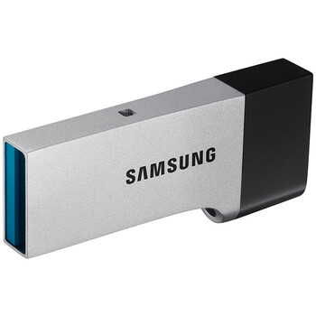 
                                        三星（SAMSUNG）DUO 64GB USB3.0 手机U盘 读150M/s 电脑、手机、车载U盘 金属银                