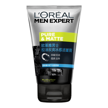 欧莱雅男士炭爽净油保湿面膜怎么样（欧莱雅男士控油炭爽洁面膏100ml男士洗面奶质量评测）