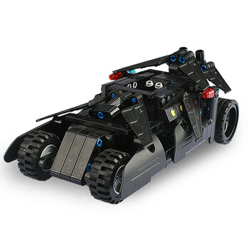 双鹰积木回力车 立体拼插玩具积木车 儿童玩具汽车模型男孩礼物 c5