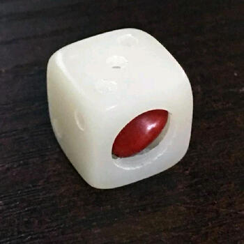 亿贝琳玲珑骰子安红豆情侣礼物玲珑骰子安红豆饰品八棱异形骰手链项链