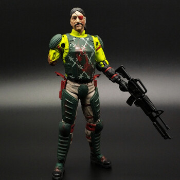 行尸走肉5寸e wi ea独男警长僵尸人偶模型