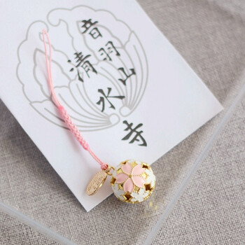 山清水寺樱花铃铛开运祈福御守挂饰手机链挂绳包挂件016 清水寺铃铛