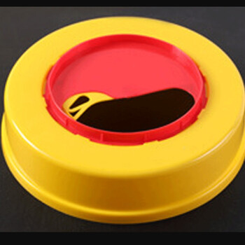 利器盒锐器盒诊所一次性锐气盒黄色利气盒针头废物垃圾桶 【1l盖子】