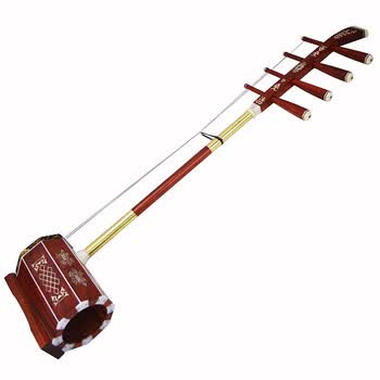琴兹(qin ci) 四胡 低音四胡 蒙古红木铜杆低音四胡 拉弦乐器 红木