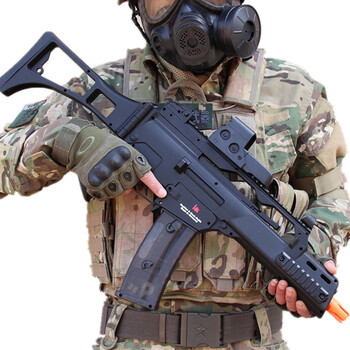 g36c水蛋抢多功能电动连发玩具水蛋抢成年人真人cs户外对战抢 黑色