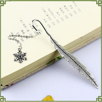 《古羽》书签创意手作古典中国风金属 古风创意羽毛小清新 学生用sn